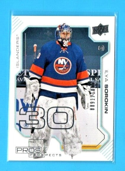 2020/21 Upper Deck Pros & Prospects PP-32   Ilya Sorokin  NY Islanders 0891/1000
