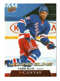 2020-21 Upper Deck Series 2 #C235 K’Andre Miller Canvas Young Guns RC YG Rangers