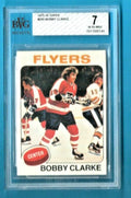 1975-76 Topps Bobby Clarke #250 HOF Philadelphia Flyers  -  BVG 7 NRMT
