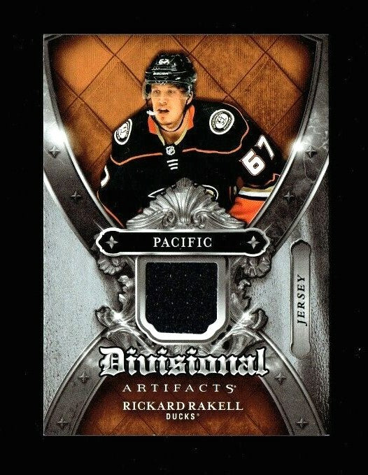 RICKARD RAKELL 2018-19 Artifacts Divisional Jersey Pacific  -  Anaheim Ducks