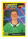 2020-21 Upper Deck Series 2 THOMAS HARLEY UD Portraits Rc P-66 Gold 02/99 Stars