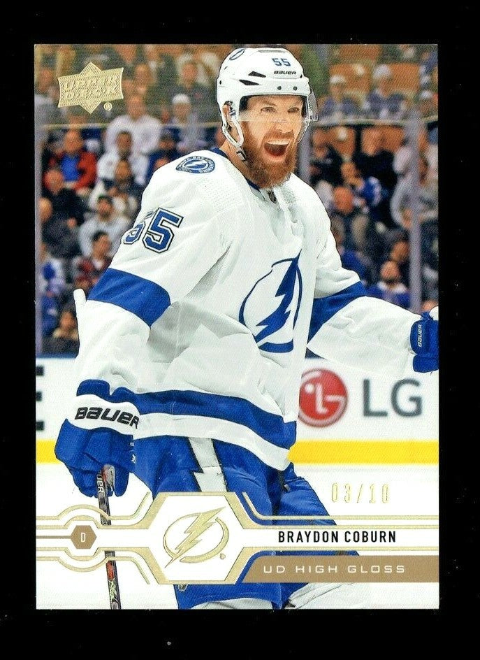 2019/20 Upper Deck Series 2 BRAYDON COBURN  UD High Gloss Card 03/10 - Lightning