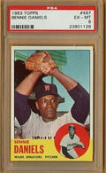 1963 Topps Baseball #497 Bennie Daniels PSA 6 - Washington Senators - Pitcher