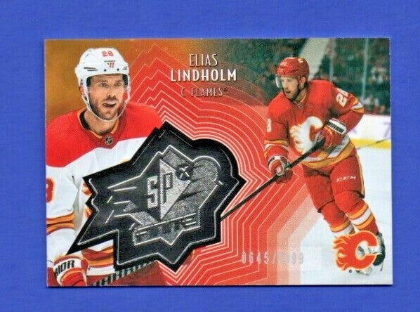 Elias Lindholm   2021-22 UD Extended SPxFinite Radiance Silver #SF-7   0645/2999