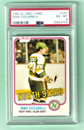 1981 O-Pee-Chee  Dino Ciccarelli - ROOKIE #161 PSA 6 EX-MT Minnesota North Stars