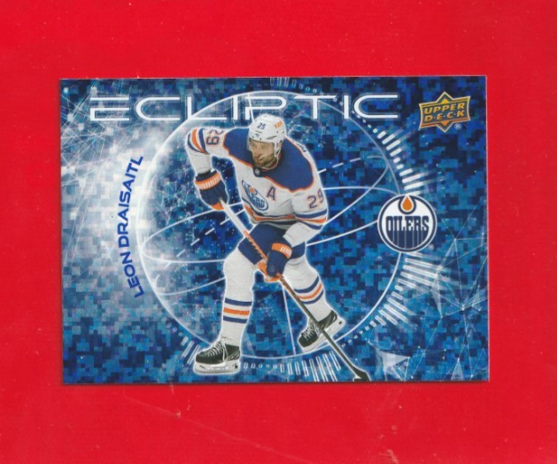 2023-24 Upper Deck Series 2 Ecliptic Sparkle   Leon Draisaitl #EC-18 -  Edmonton