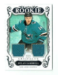 DYLAN GAMBRELL - 2018/19 UPPERDECK ARTIFACTS DUAL ROOKIE JERSEY CARD 361/499