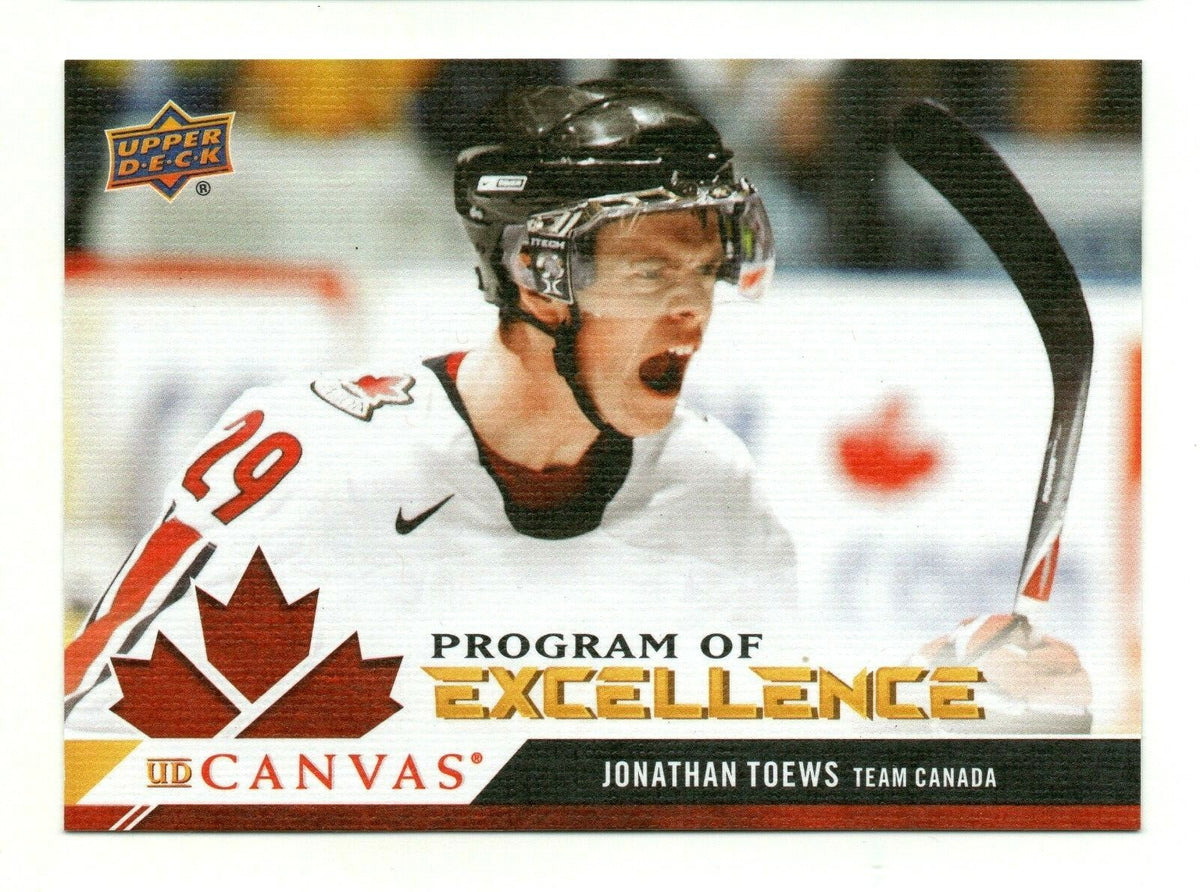 2020-21 JONATHAN TOEWS Upper Deck Program Of Excellence Canvas Blackhawks C267