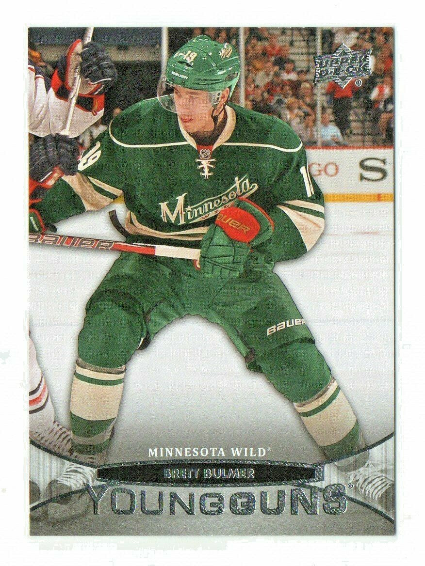 2011-12 Upper Deck Young Guns #218 -  Brett Bulmer - RC  - Minnesota Wild Rookie
