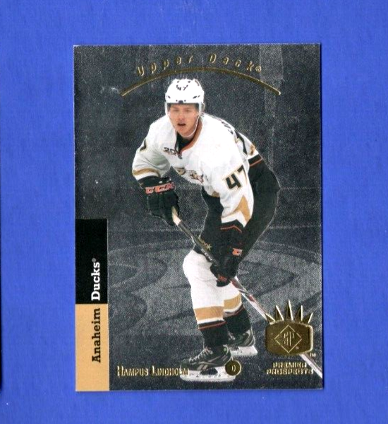 2013-14 Upper Deck SP Authentic  PREMIER PROSPECTS Hampus  Lindholm #PP-19 Ducks