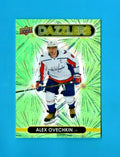 2021-22 Upper Deck Series 1 Dazzlers Green ALEX OVECHKIN Washington Capitals