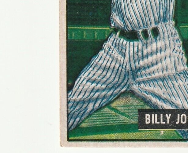 1951 Bowman  -  Billy Johnson   -  New York Yankees  #74   VG-VG+