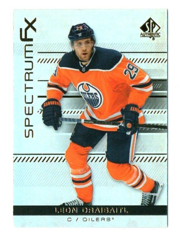 2019-20 SP AUTHENTIC SPECTRUM FX LEON DRAISAITL S-6 OILERS *UNSCRATCHED*