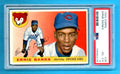 1955 Topps  - Ernie Banks  - Chicago Cubs - HOF - Baseball Card #28 PSA  VG-EX 4