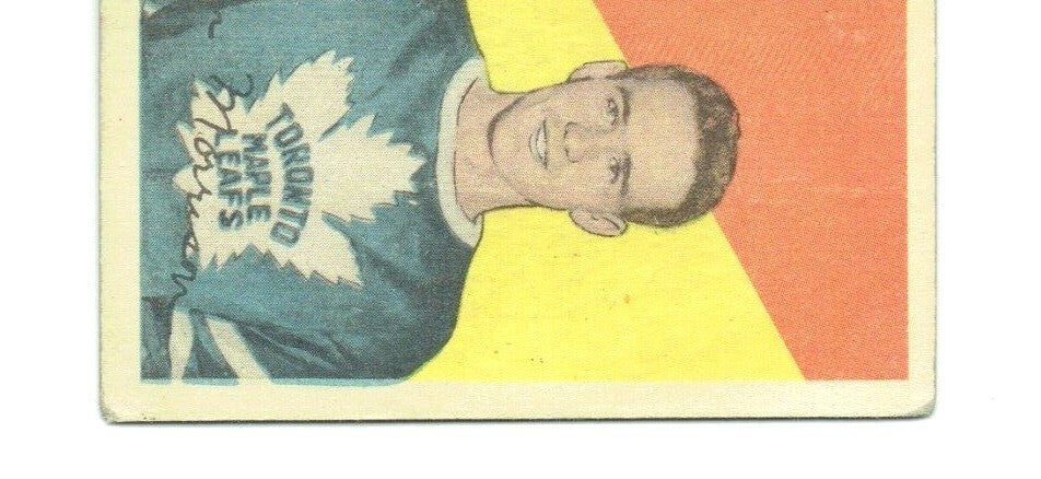 1952-53 Parkhurst Hockey #28 JIM MORRISON -Rookie (Toronto Maple Leafs)  -  VG