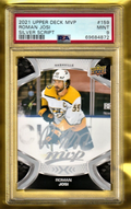 2021 Upper Deck MVP Silver Script  -  Roman Josi   #159 PSA 9 MINT  -  Nashville