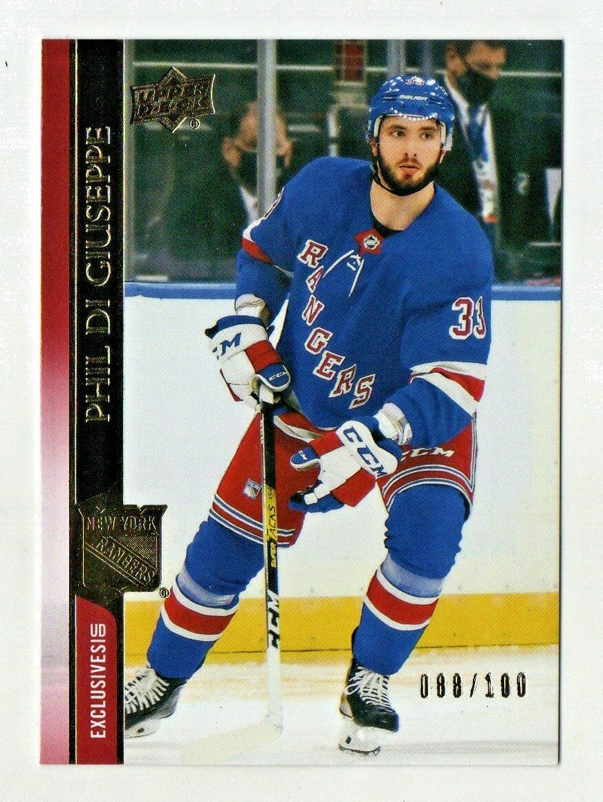 2020-21 UPPER DECK EXTENDED SERIES EXCLUSIVES PHIL DI GIUSEPPE #088/100 Rangers