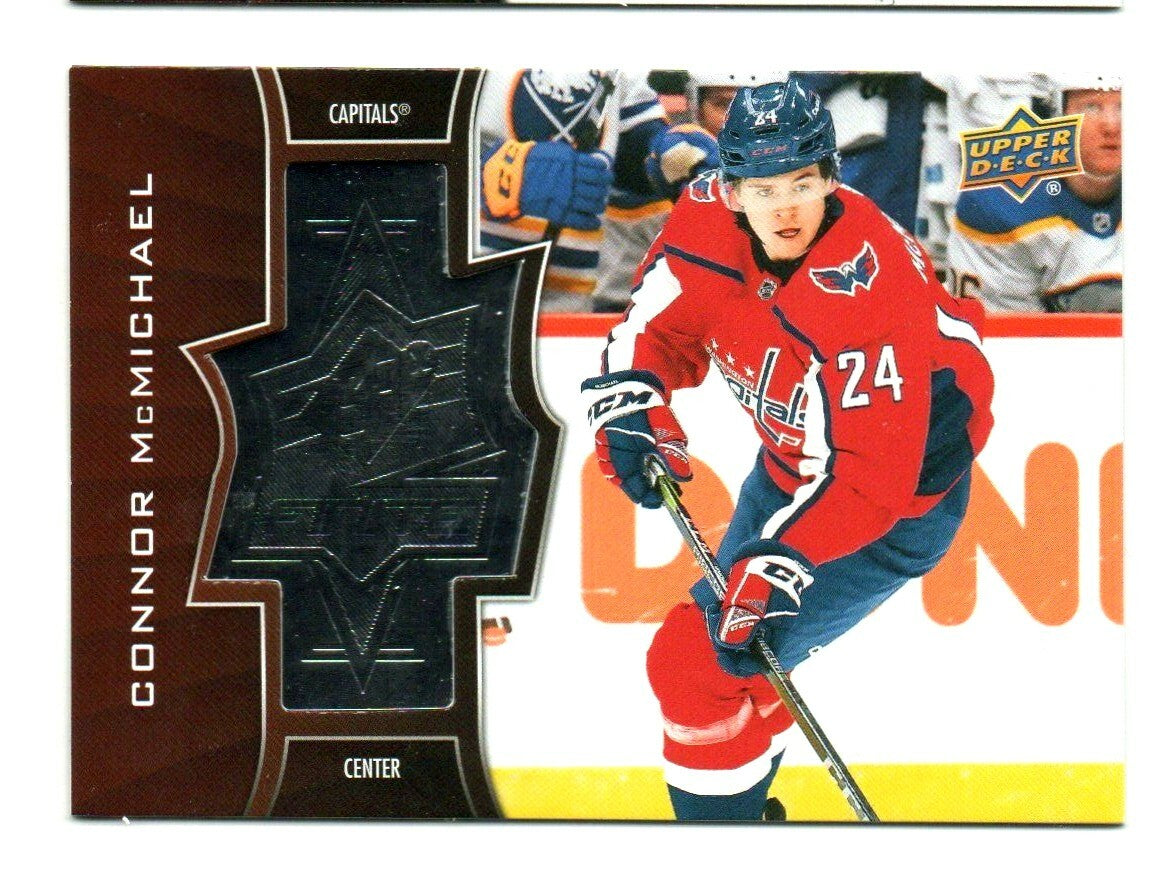 2020-21 UD EXTENDED SERIES 3 CONNOR McMICHAEL SPX FINITE 2865/2999 #SF-49 Caps