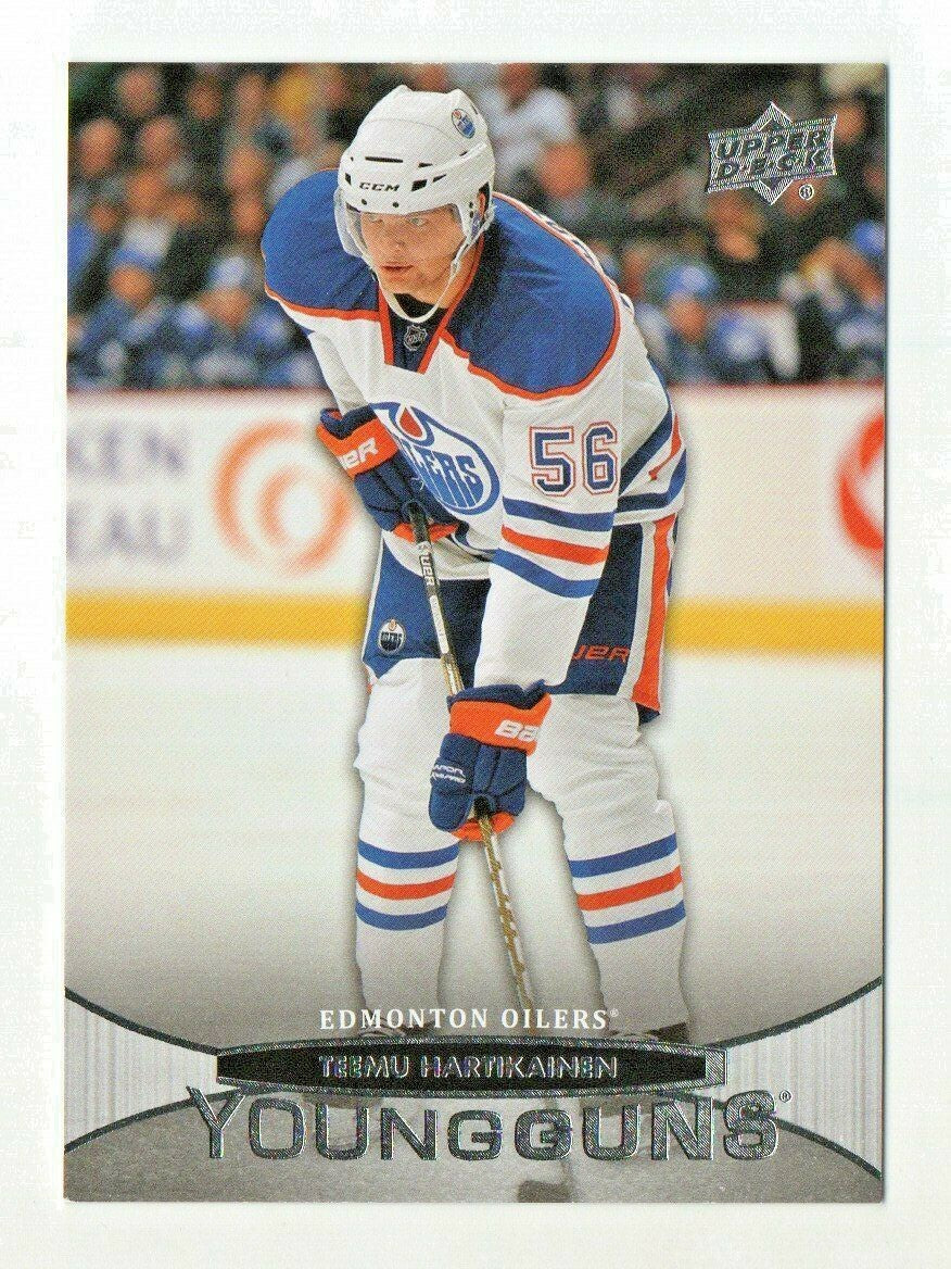 2011-12 Upper Deck Teemu Hartikainen #2Young Guns YG Rookie #216 Edmonton Oilers
