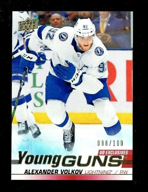 2019-20 Upper Deck - YOUNG GUNS EXCLUSIVES Series 2 Alexander Volkov 088/100