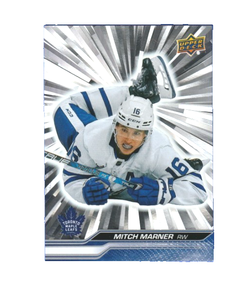 2023-24 UD Series 2 - MITCH MARNER   Outburst Silver #418  - Toronto Maple Leafs