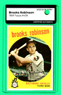 1959 Topps  -  Brooks Robinson  -  Baltimore Orioles Legend #439 - MBA AUTHENTIC