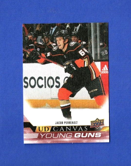 2022-23 Upper Deck Series 1 Young Guns Canvas C98 Jacob Perreault -Anaheim Ducks