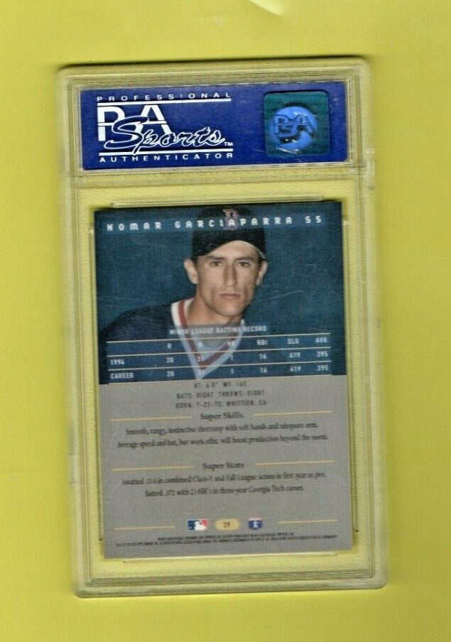 1995 Bowman's Best Nomar Garciaparra BLUE  PSA-9 MINT Boston Red Sox