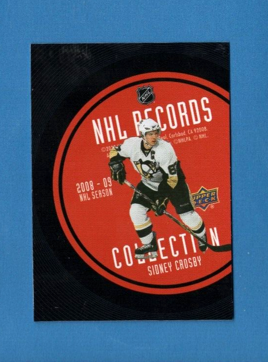 2021-22  Upper Deck  Extended Series NHL RECORDS SP  - RB-19 Sidney Crosby