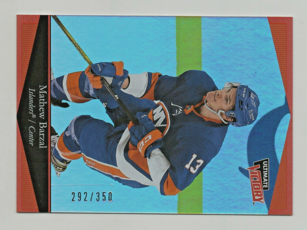 2020-21 UPPER DECK EXTENDED SERIES UV-11 Mathew Barzal #292/350 ULTIMATE VICTORY