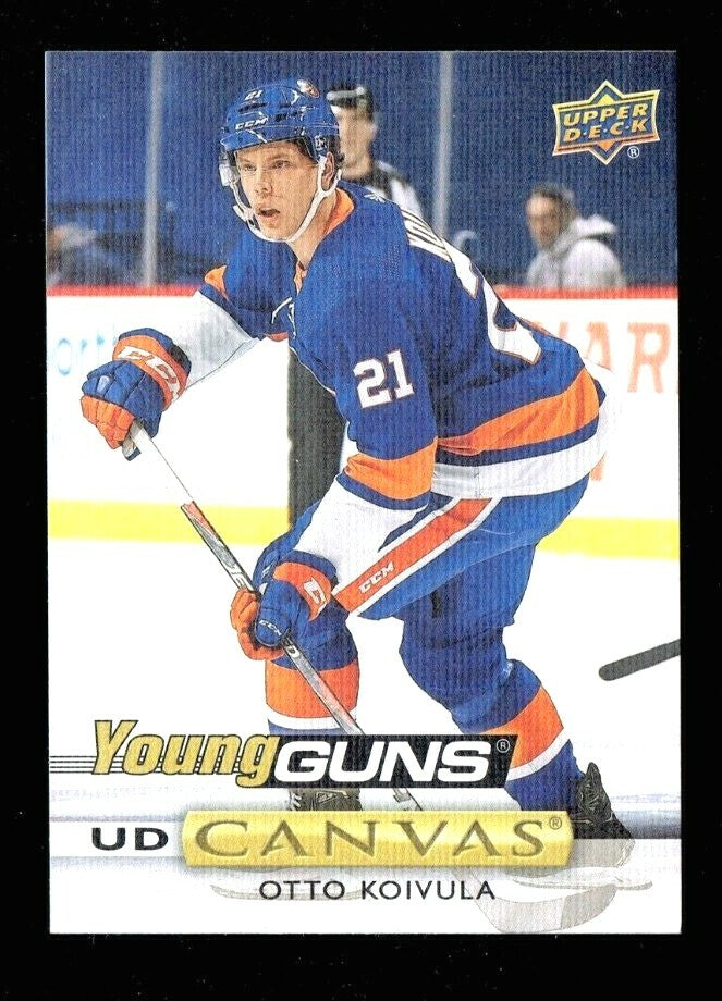 Otto Koivula 2019/20 Upper Deck series 2 Canvas Young Guns Card #C229 - Islande 