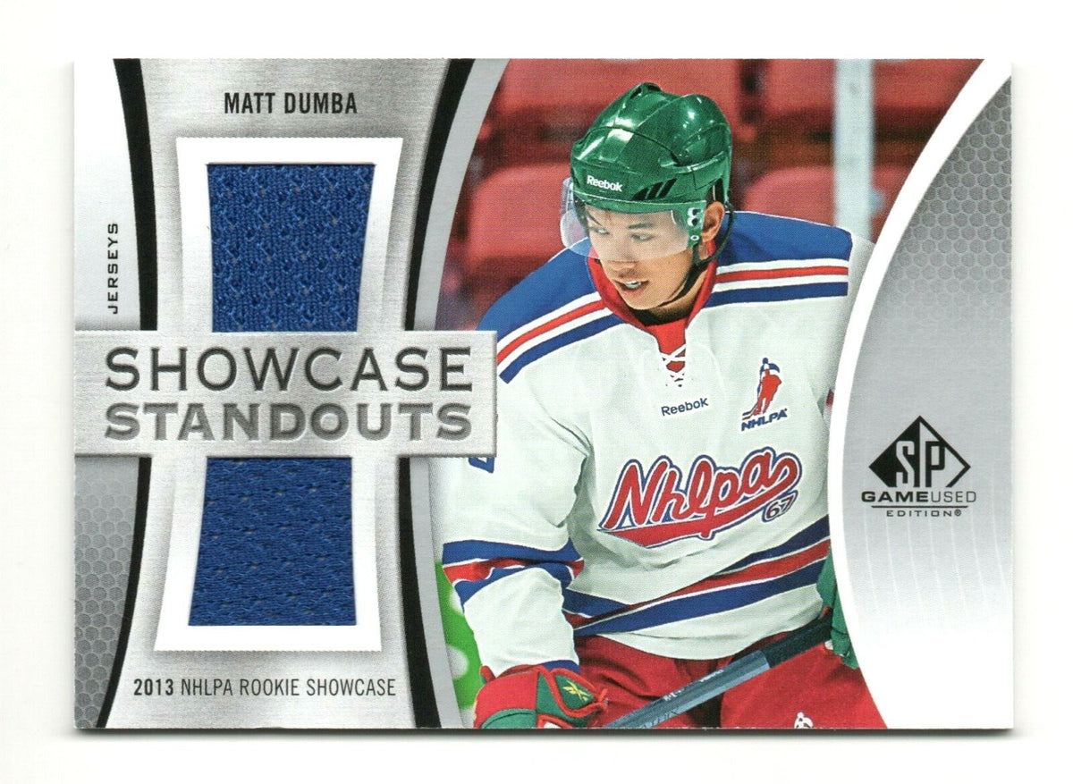 2019-20 SP GAME USED SHOWCASE STANDOUTS JERSEY MATT DUMBA WILD 