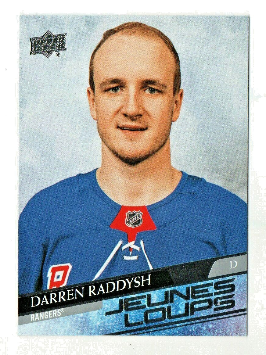 Upper Deck 2020-21 French Young Guns / Jeunes Loups -  DARREN RADDYSH - #483 SP