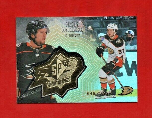Mason McTavish  2021-22 UD Extended SPxFinite Radiance (GOLD)   # SF-1   649/799
