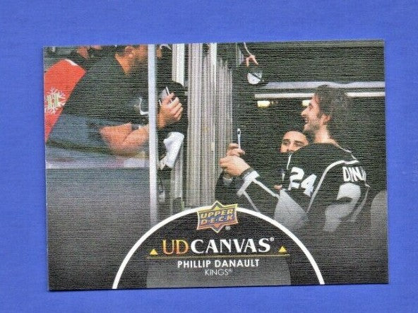 Phillip Danault 2021-22 UD Extended Black Canvas C307  -  Los Angeles Kings