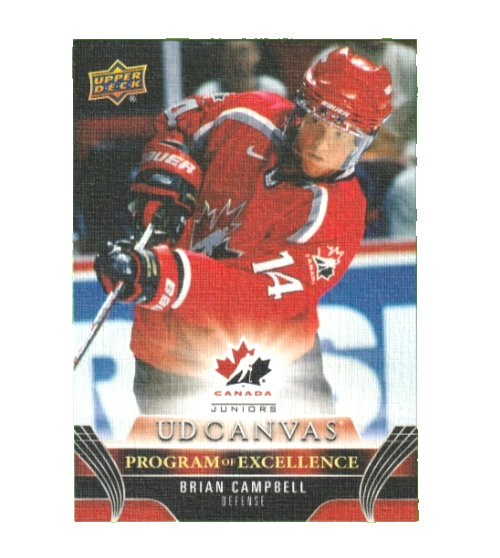 2023-24 Upper Deck Series 2 UD Canvas Brian Campbell #C266 Program of Excellence