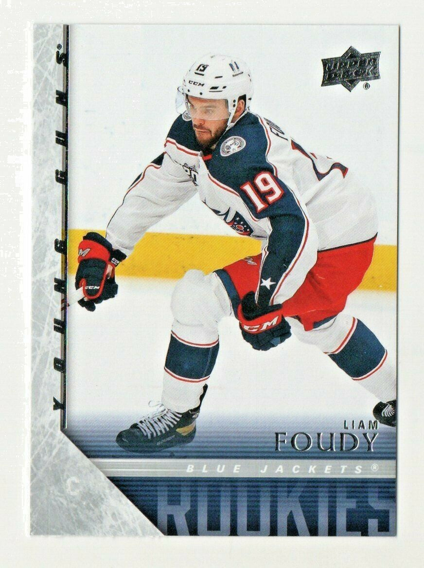 2020-21 UD Extended Series LIAM FOUDY 05-06 Young Guns Tribute RC # T-91