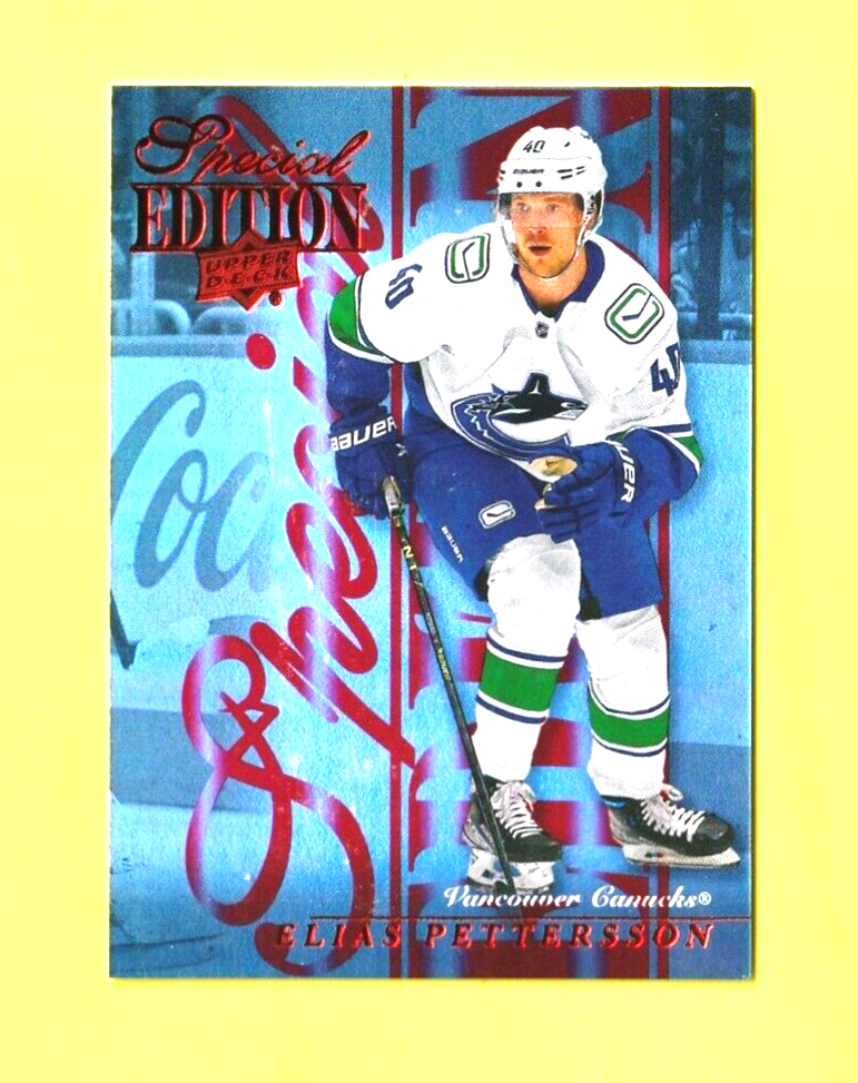 Elias Pettersson  2023-24 UD Series 1   Special Edition Red    #SE-33    Canucks