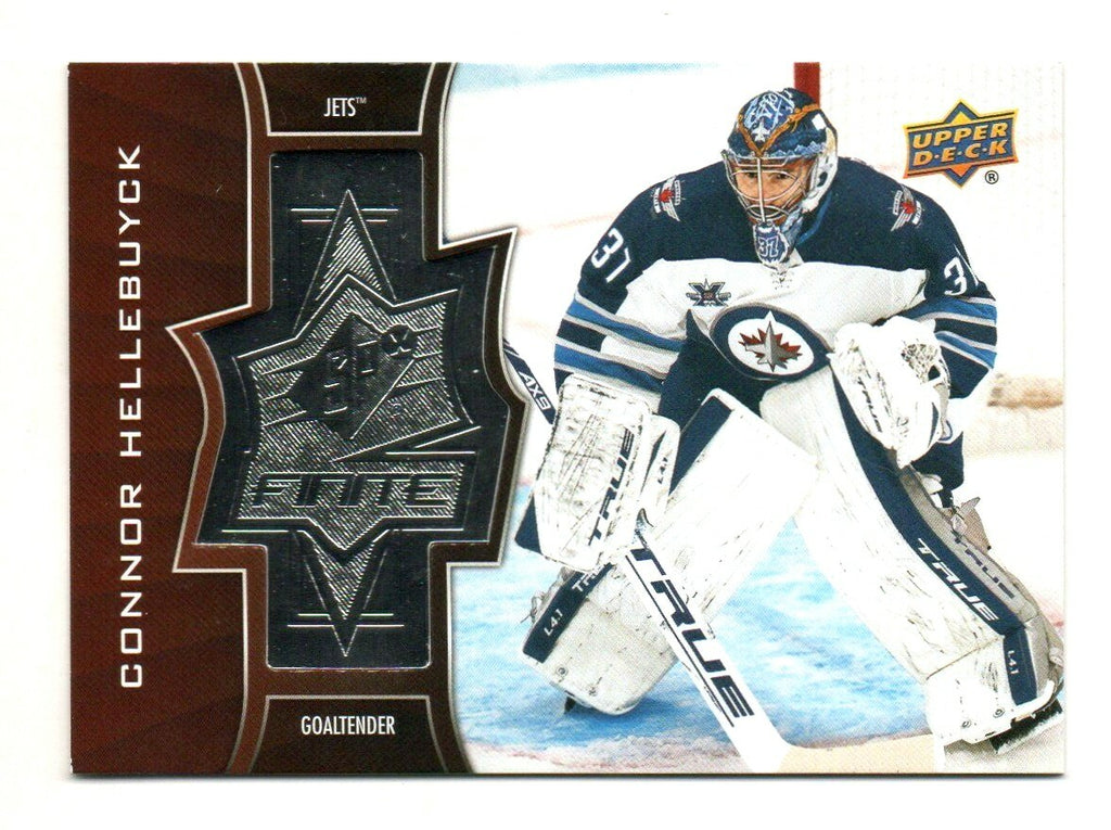 2020-21 UD Extended Series SPx FINITE Connor Hellebuyck  SF-31 - 0167/2999 -Jets