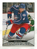 2011-12 Upper Deck Young Guns Rookie #210 John Moore YG RC Columbus Blue Jackets