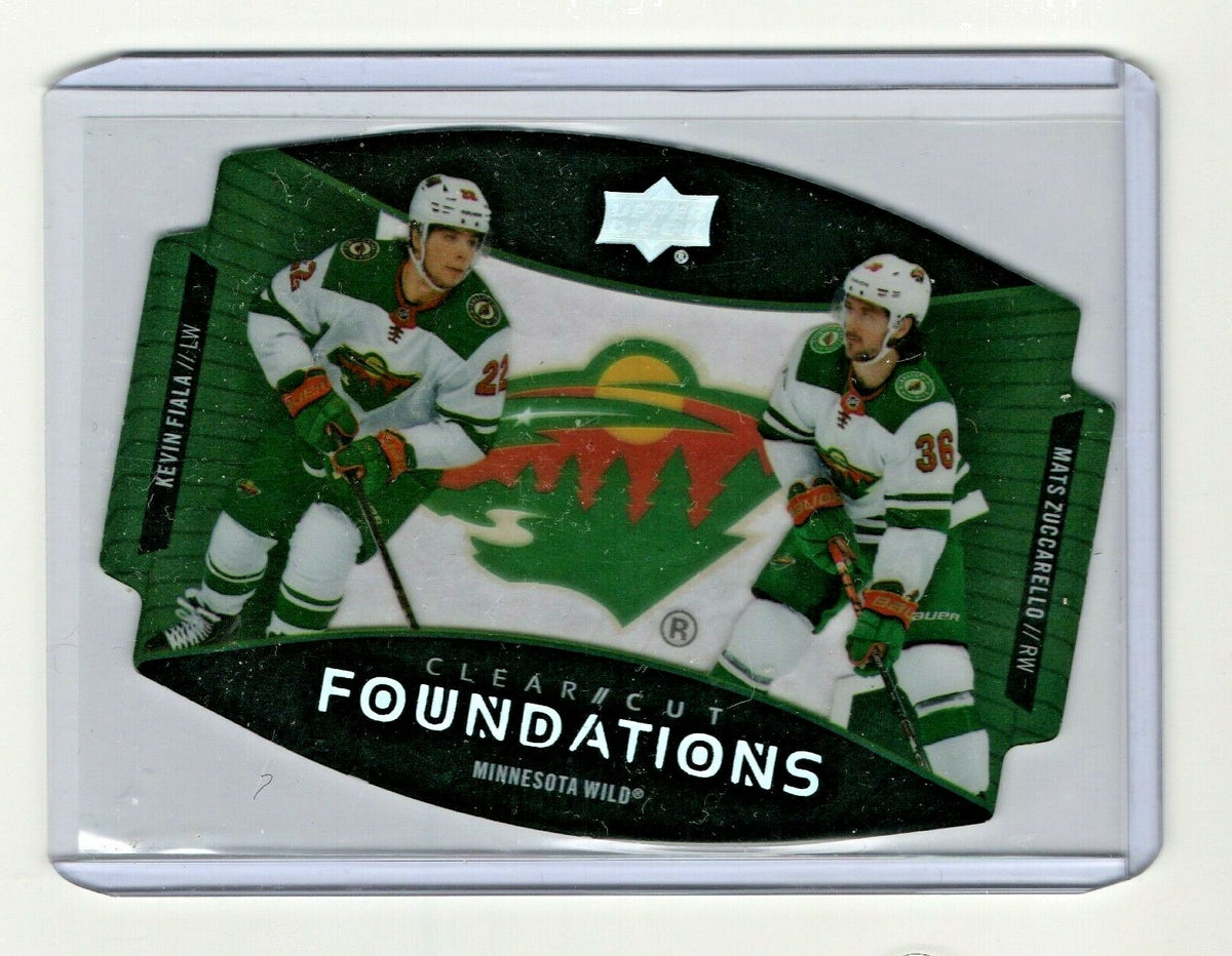 2020-21 Upper Deck Series 1 Kevin Fiala Mats Zuccarello Clear Cut Foundations