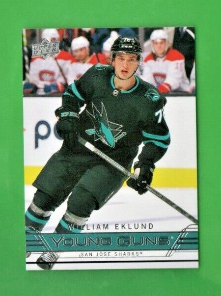 2021-22 Upper Deck Extended Series Retro 06-07 Young Guns William Eklund T-77