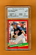 Chuck Knoblauch 1991 Donruss Rookies Card #39 Twins  TFA  9 MINT with 2 10's