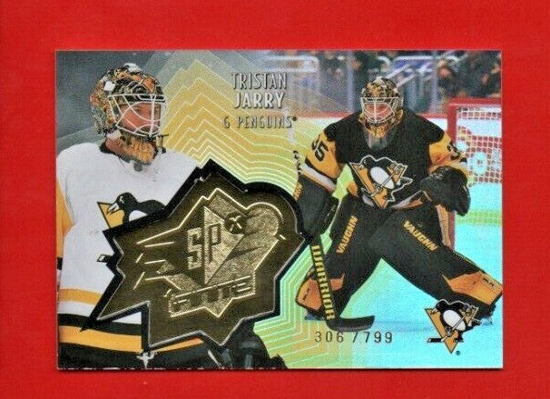Tristan Jarry  2021-22 UD Extended  SPxFinite Radiance (GOLD)  SF-38 --  306/799