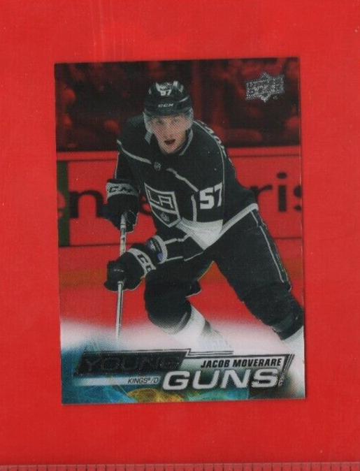 Jacob Moverare 2022-23 Upper Deck Series One Young Guns Clear Cut SP RC #226 L.A