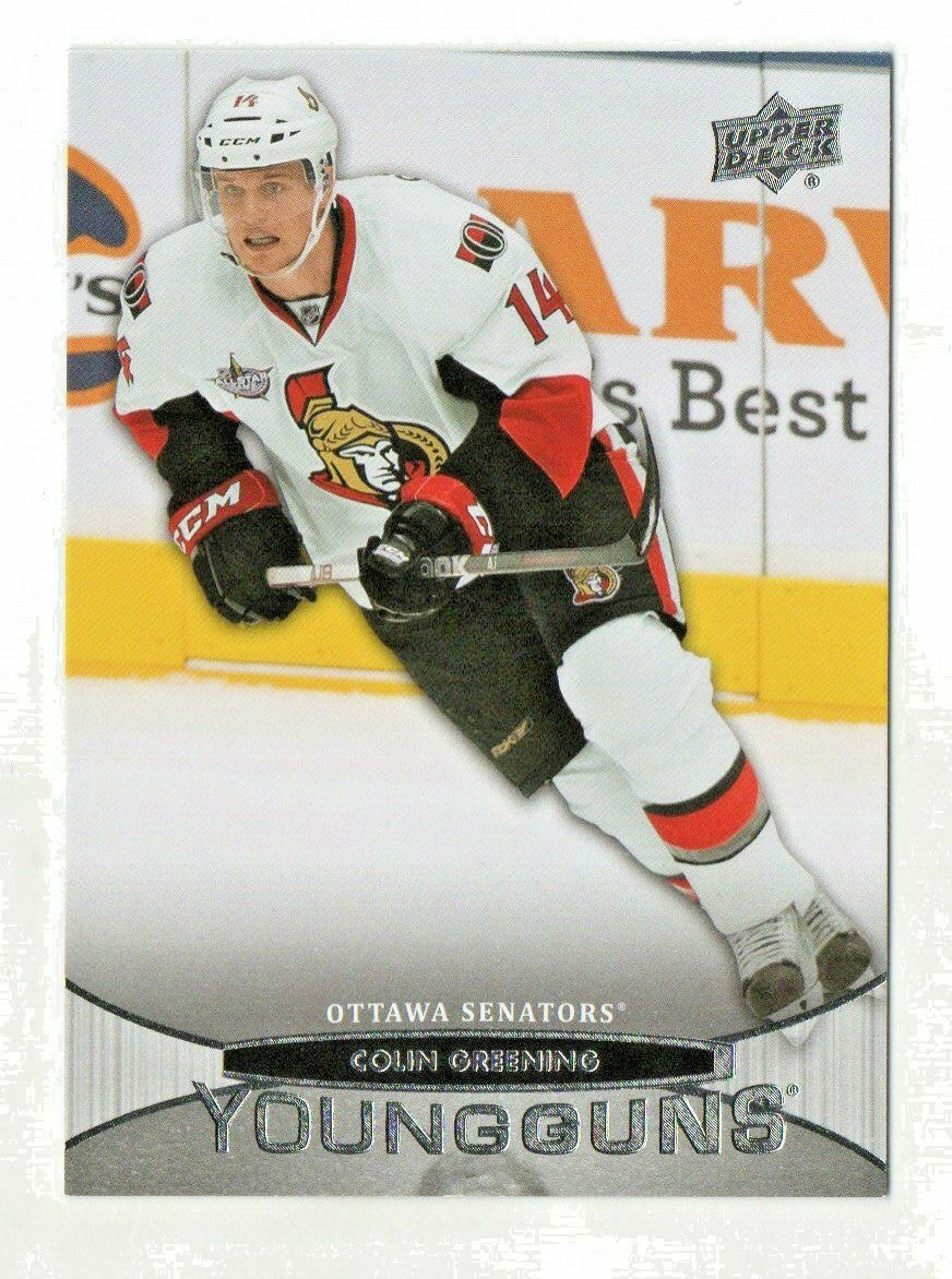 Colin Greening  #2 - 2011-12 Upper Deck Young Guns Rookie #230 YG RC - Senators