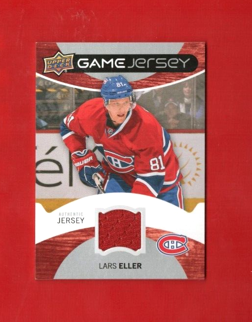 2012-13 Upper Deck Game Jersey (RED)   Lars Eller   -  Montreal Canadiens #GJ-EL