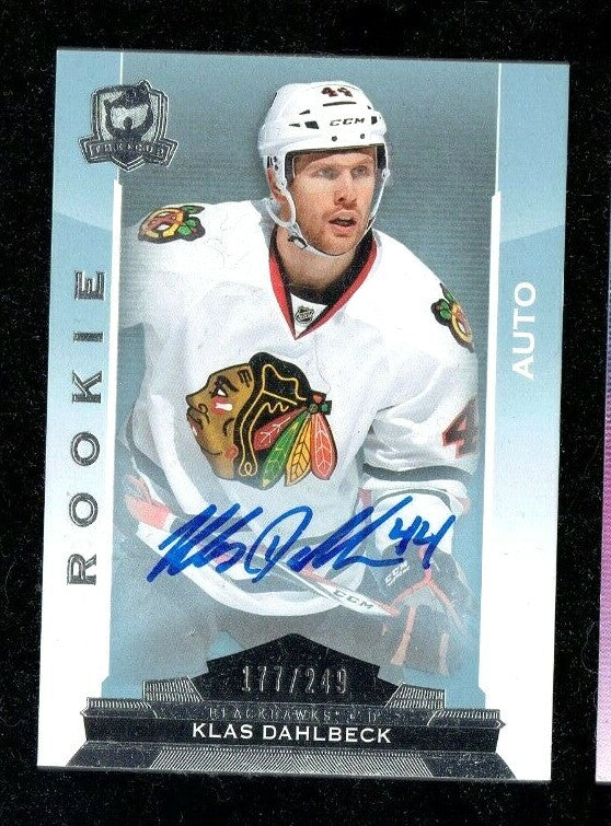 Klas Dahlbeck 2014-15 UD The Cup Rookie Autograph Signature 177/249  Chicago