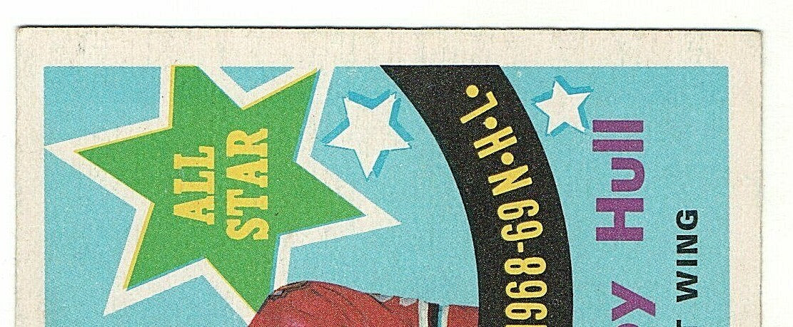 BOBBY HULL 1969-70 O-PEE-CHEE 69-70 NO 216 EX-NRMT  -  Chicago Blackhawks