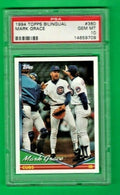 1994 Topps Bilingual Mark Grace Chicago Cubs  Basebal  #360 PSA 10 GEM MT POP 3